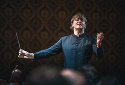 Photo illustrating a concert - event Czech Philharmonic, T. Netopil, B. Giltburg • Dvořák Prague Festival