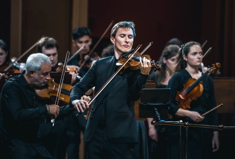 Photo illustrating a concert - event Czech Chamber Music Society • Josef Špaček