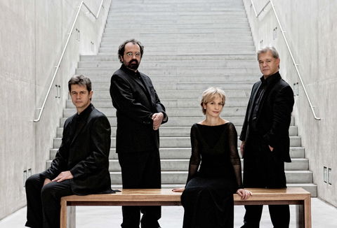 Photo illustrating a concert - event Czech Chamber Music Society Hagen Quartet