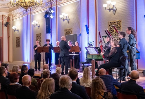 Photo illustrating a concert - event Czech Double Reed Ensemble Czech Chamber Music Society