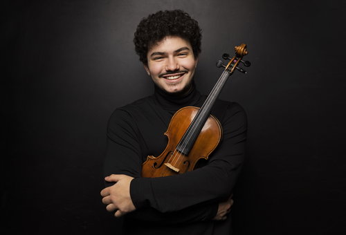 Photo illustrating a concert - event Czech violin show Klasika o čtvrté