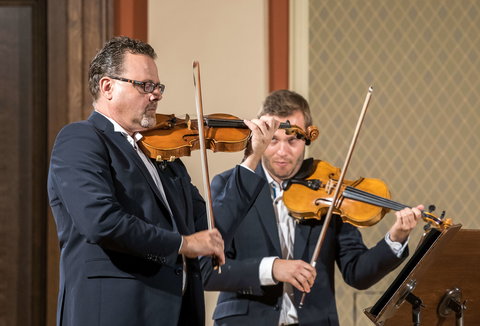 Photo illustrating a concert - event The Little Rudolfinum • String Sweets