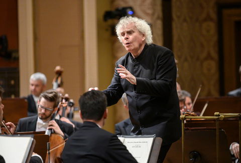 Fotografie ilustrujicí koncert - událost Česká filharmonie Simon Rattle