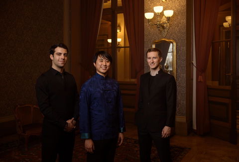 Photo illustrating a concert - event Czech Chamber Music Society Trio Zimbalist