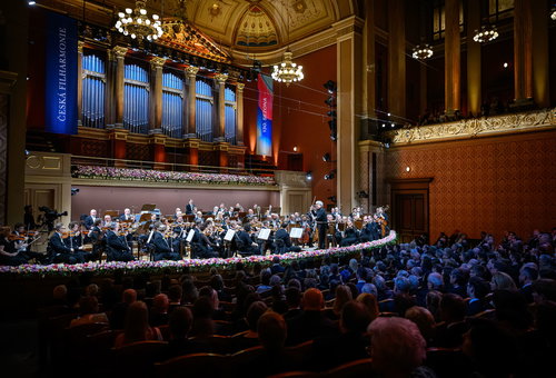 Photo illustrating a concert - event 130th Anniversary Celebration Concert Czech Philharmonic