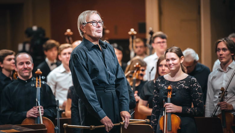 Photo illustrating the event Concert of the Joint Orchestra of Music School Pupils and Musicians of the Czech Philharmonic