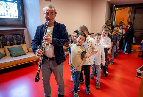 Photo illustrating a concert - event The Little Rudolfinum Oboe Ears