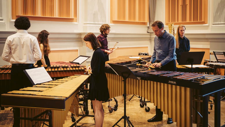 Fotografie ilustrujicí událost Český spolek pro komorní hudbu • Percussion Ensemble JAMU