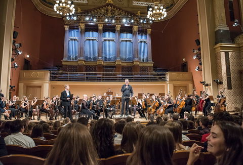 Photo illustrating a concert - event Stravinsky's Rite of Spring 