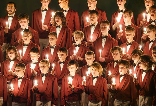 Photo illustrating a concert - event  35 years of Pueri gaudentes