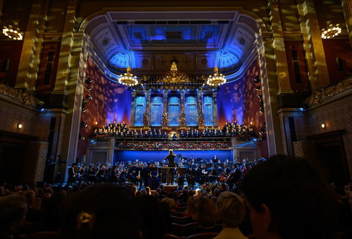 Photo illustrating a concert - event Cantiamo! Prague Philharmonic Choir