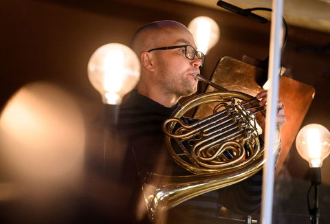 Photo illustrating a concert - event Czech Chamber Music Society Czech Philharmonic Winds