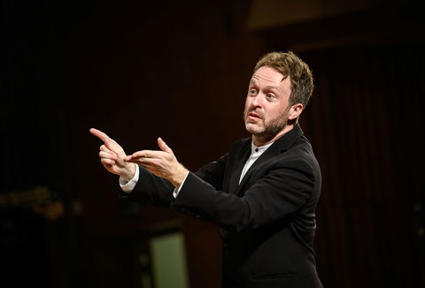 Photo illustrating a concert - event Czech Chamber Music Society Martinů Voices