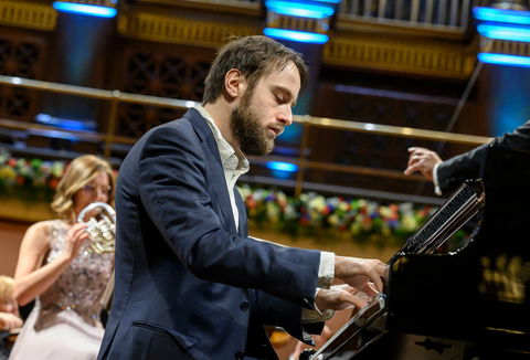Photo illustrating a concert - event Czech Philharmonic Daniil Trifonov