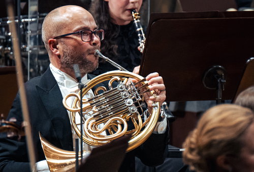 Photo illustrating a concert - event Ondřej Vrabec & Michaela Káčerková Czech Chamber Music Society