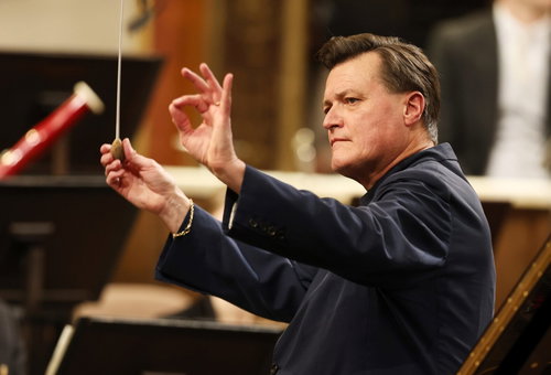Photo illustrating a concert - event Dvořák Prague Festival Wiener Philharmoniker, Ch. Thielemann