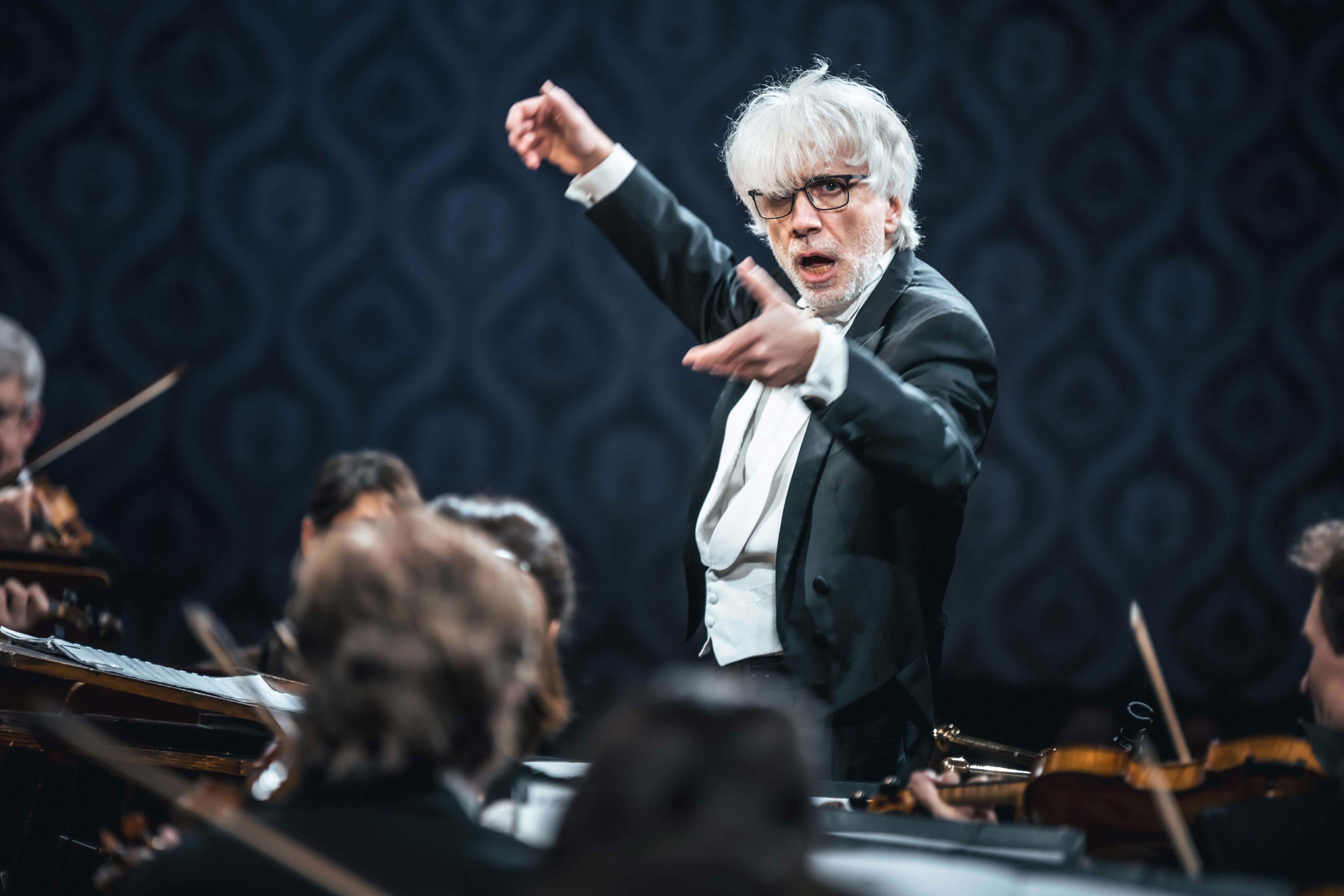 Photo illustrating a concert - event Giovanni Antonini Czech Philharmonic