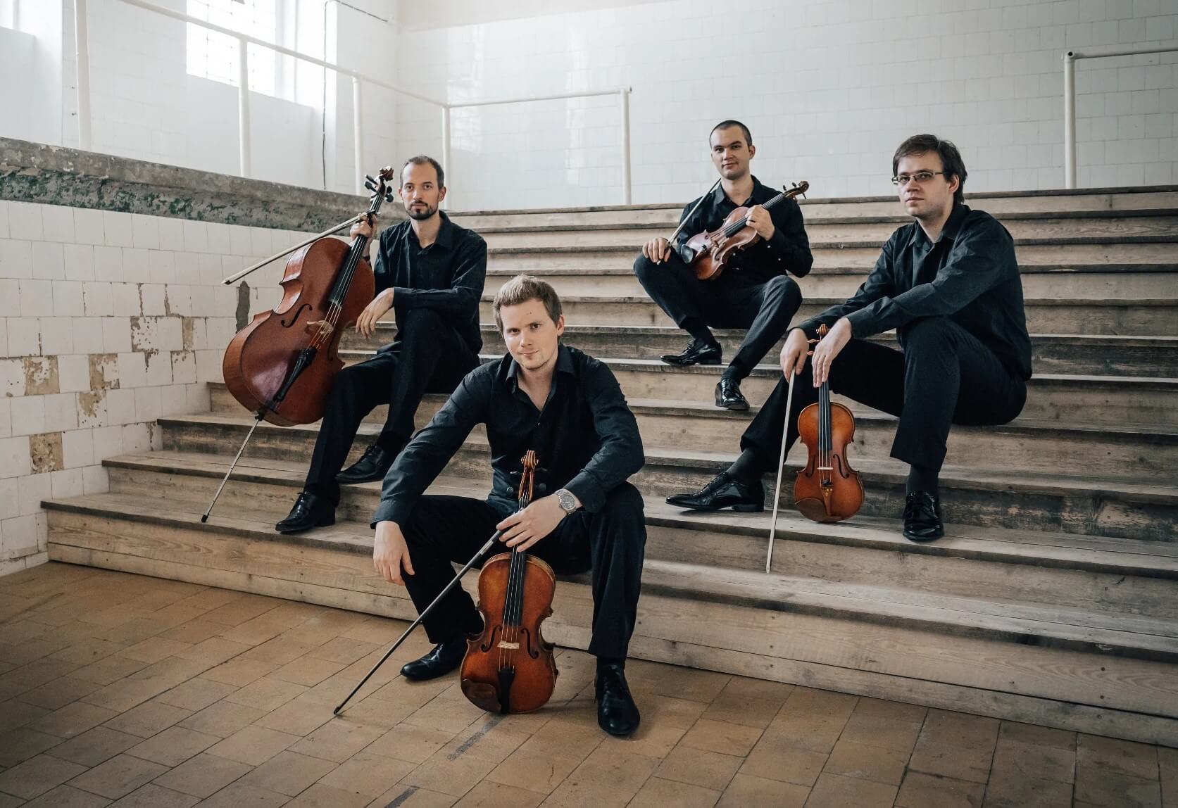 Photo illustrating a concert - event Sedláček Quartet Czech Chamber Music Society