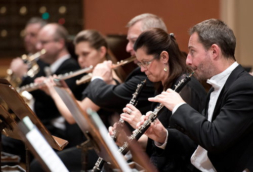Photo illustrating a concert - event Czech Philharmonic Wind Ensemble Czech Chamber Music Society