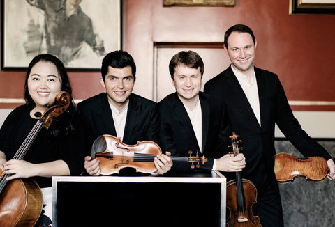 Fotografie ilustrujicí koncert - událost Český spolek pro komorní hudbu Calidore Quartet