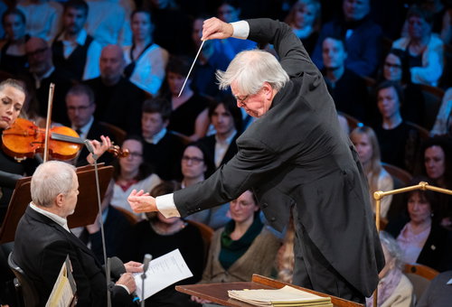 Photo illustrating a concert - event Orchestra Rehearsal...Birthday Edition! Czech Philharmonic