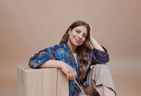 Photo illustrating a concert - event Czech Philharmonic Dalia Stasevska
