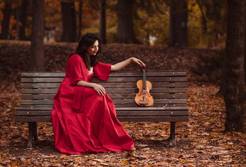 Photo illustrating a concert - event Isabella d’Éloize Perron Vivaldi’s Four Seasons