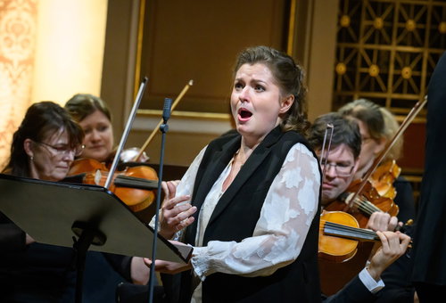 Photo illustrating a concert - event Collegium 1704 Susanna
