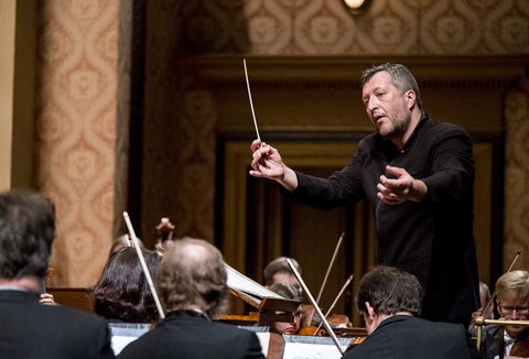 Photo illustrating a concert - event Czech Philharmonic Thomas Adès