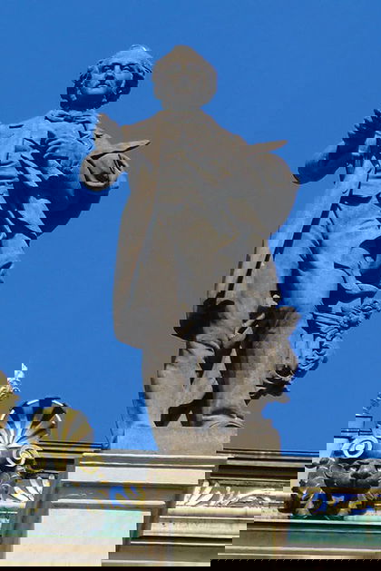 Socha Felixe Mendelssohna-Bartholdyho na atice Rudolfina