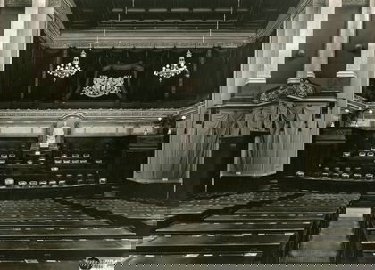 Jednací sál parlamentu v Rudolfinu