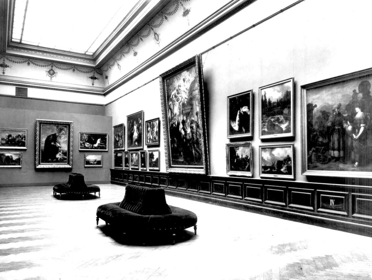 Interiér Obrazárny Společnosti vlasteneckých přátel umění