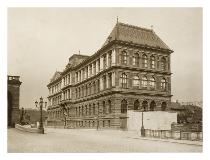 Uměleckoprůmyslové muzeum krátce po dokončení stavby