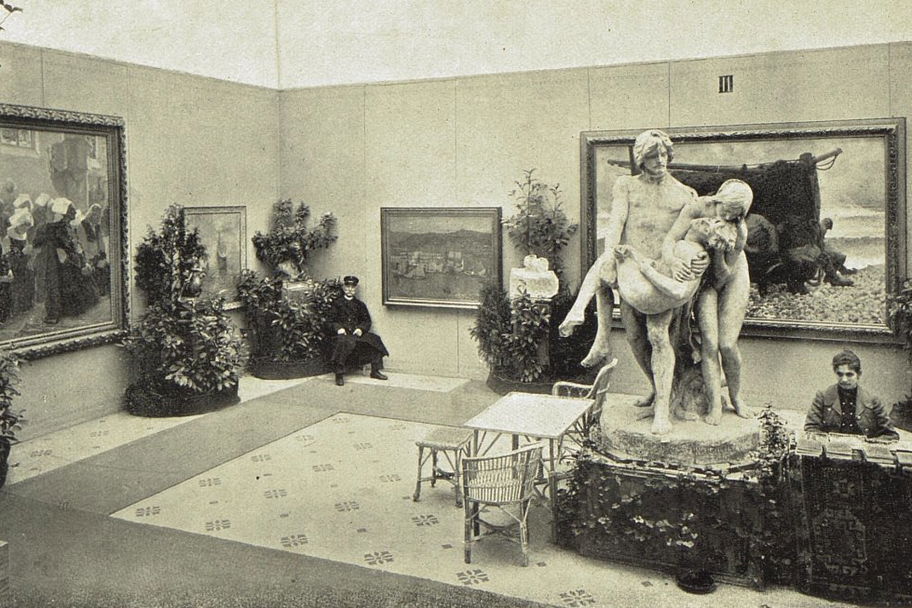 Interiér Obrazárny Společnosti vlasteneckých přátel umění