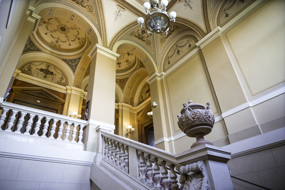 Rudolfinum main entrance