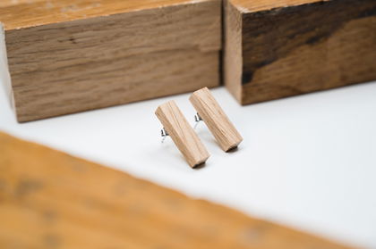 Wooden earrings